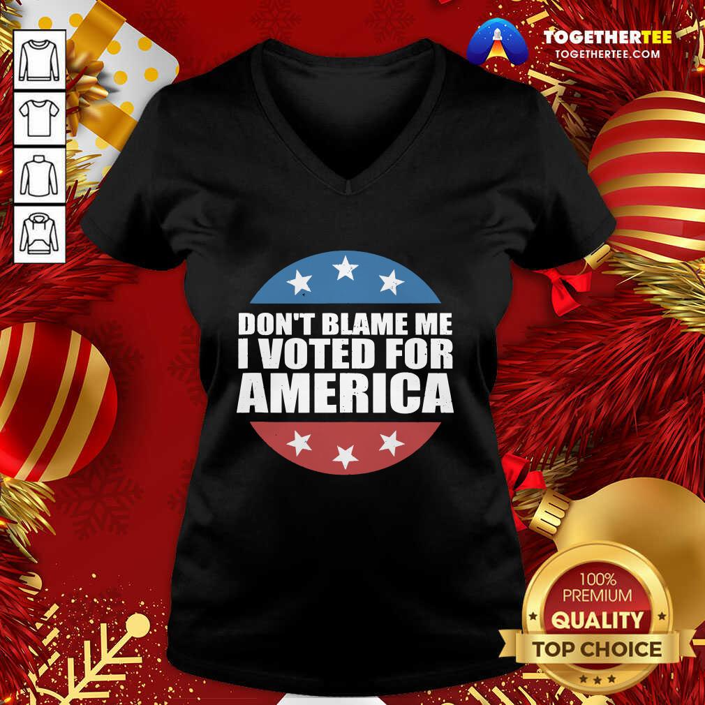 Pretty Don’t Blame Me I Voted For America Republican Shirt