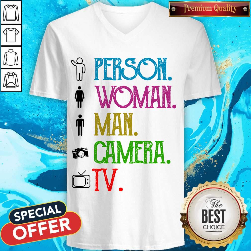Pretty Hippie Person Woman Man Camera Shirt