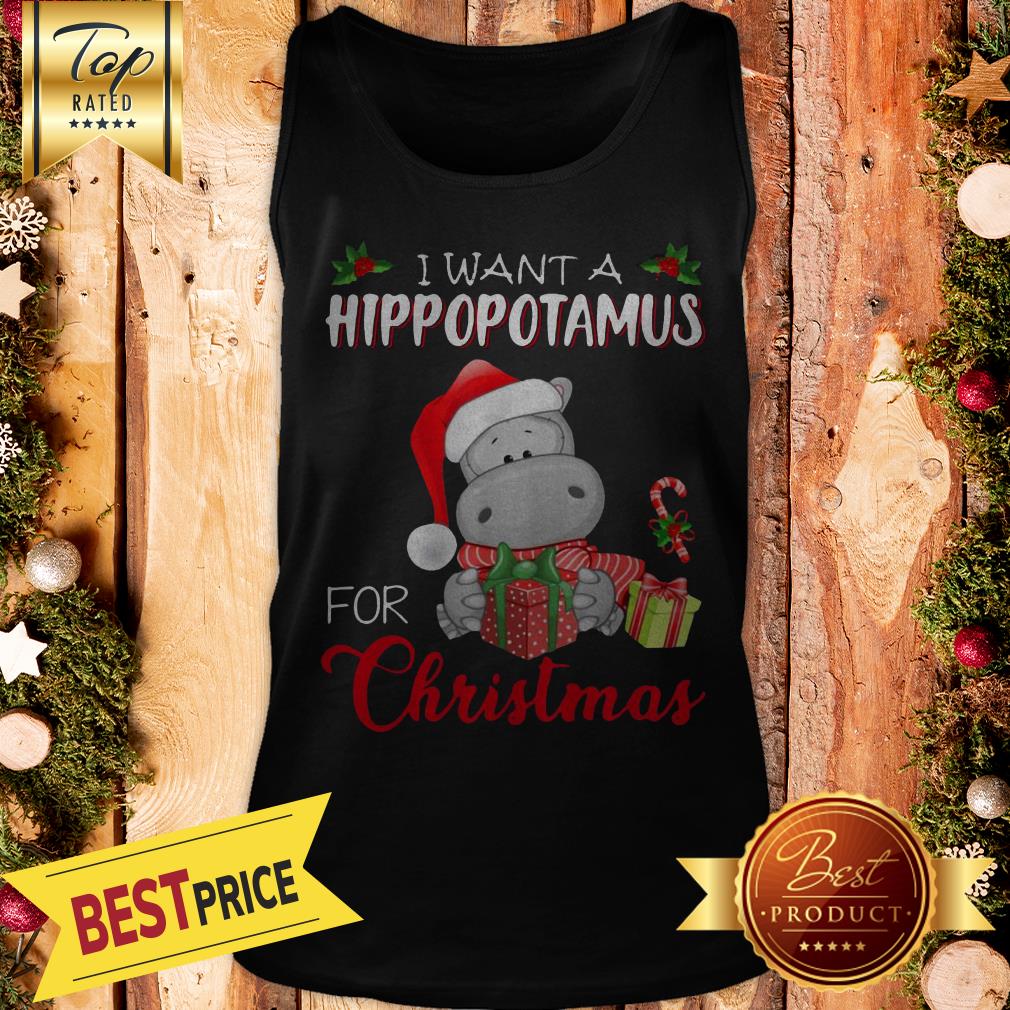 Pretty I Want A Hippopotamus Santa For Christmas Shirt