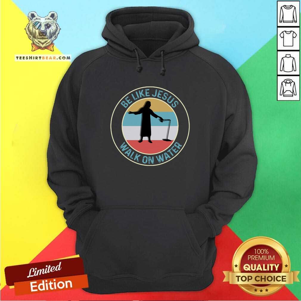 Pretty Ice Fishing Be Like Jesus Walk On Water Vintage Shirt
