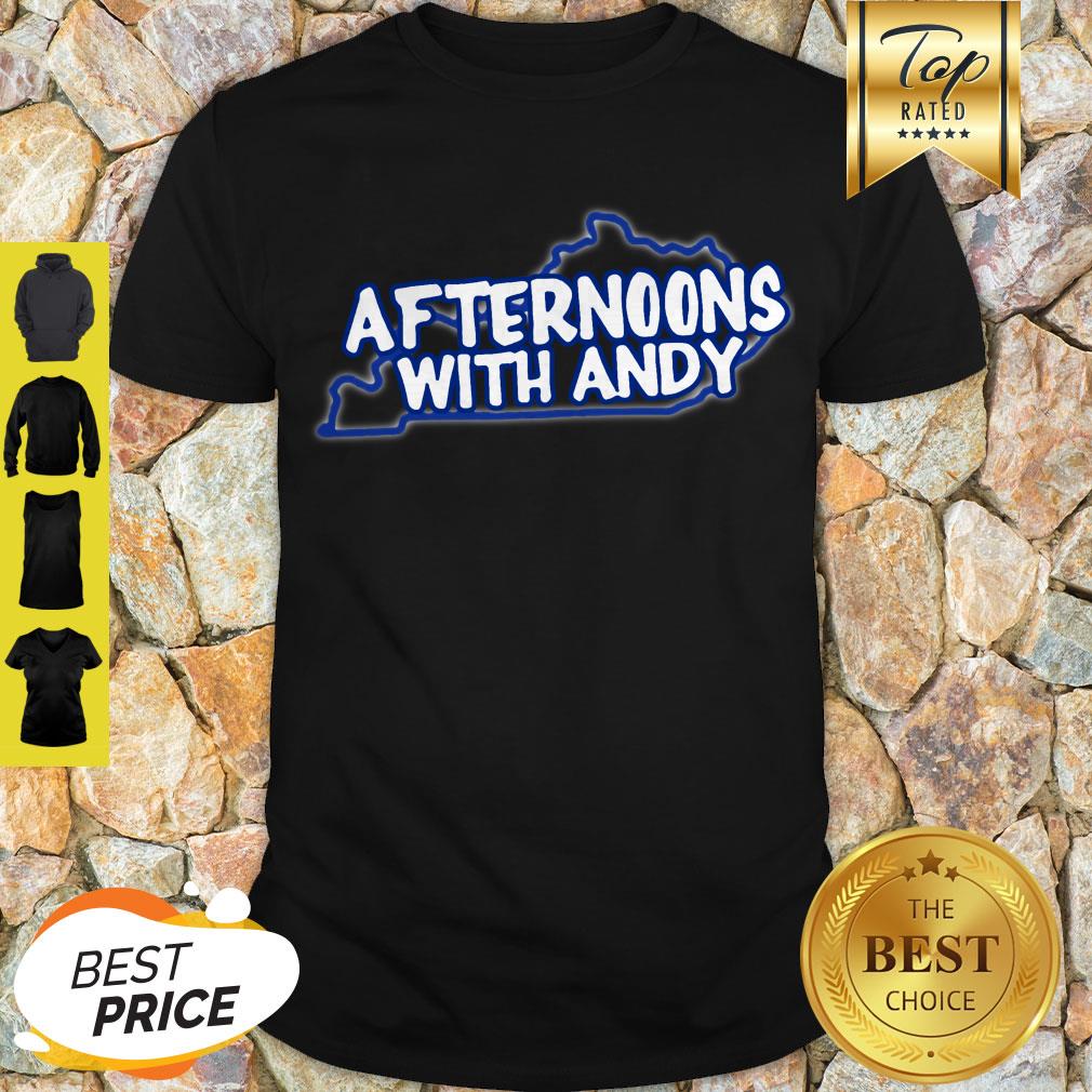 Pretty Kentucky Map Afternoons With Andy Shirt