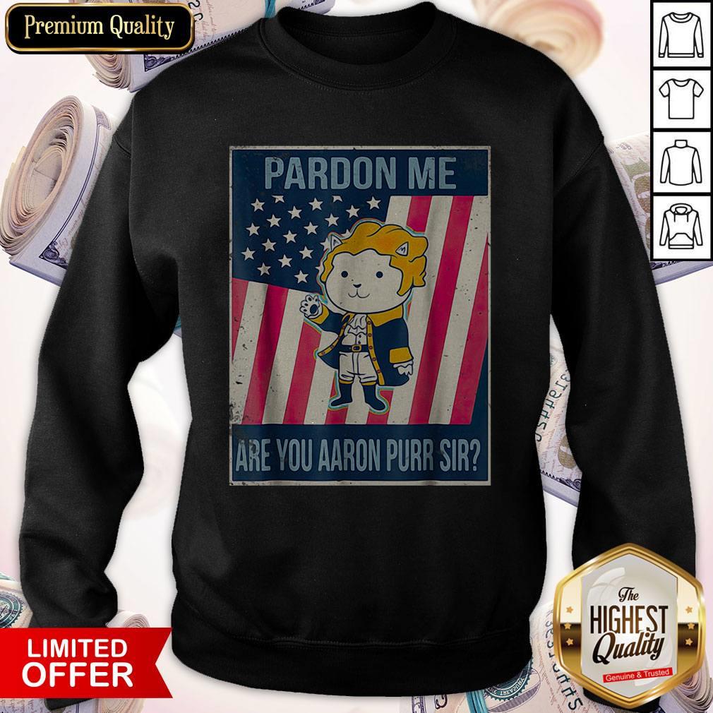 Pretty Pardon Me Are You Aaron Purr Sir Shirt