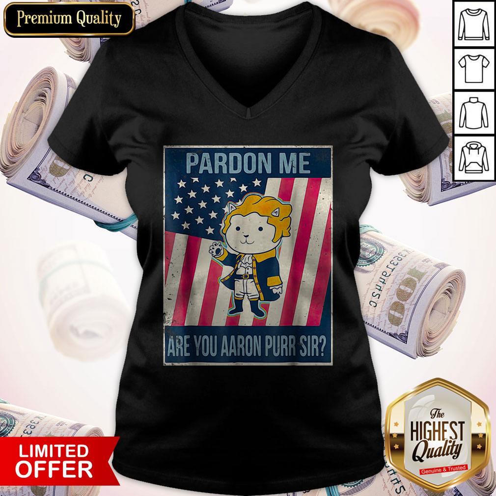 Pretty Pardon Me Are You Aaron Purr Sir Shirt