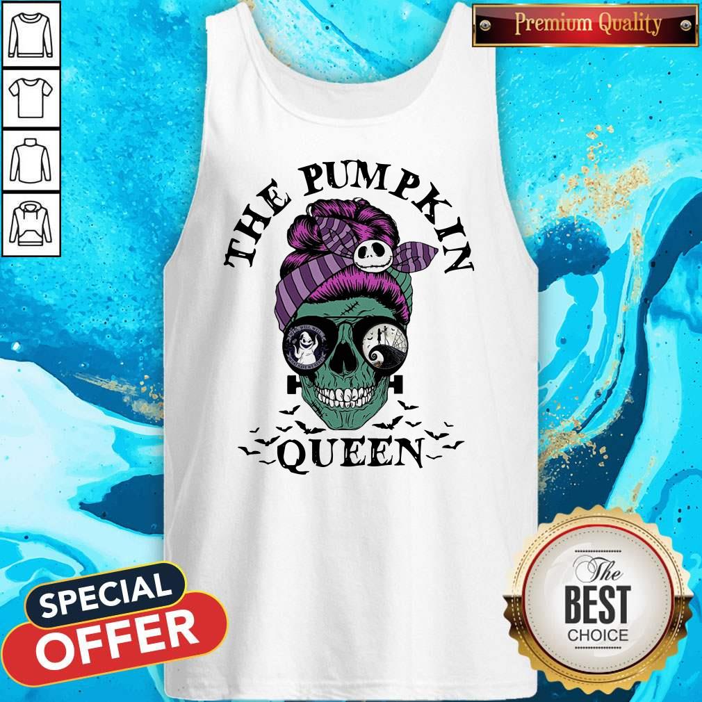 Pretty Skull The Pumpkin Queen Halloween Shirt