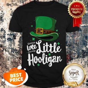 Wee Little Hooligan St Patricks Day Kids Boys Girls Shirt