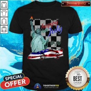 Late Model Car Happy 4th Of July Shirt