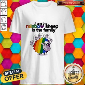 Top LGBT I Am The Rainbow Sheep In The Family Shirt