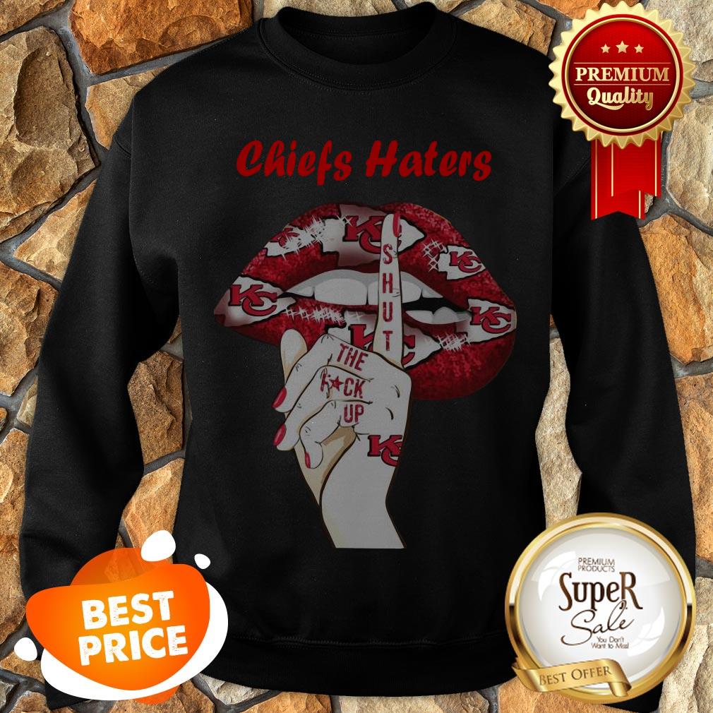San Francisco 49ers Niners Haters Shut The Fuck Up Lips Shirt