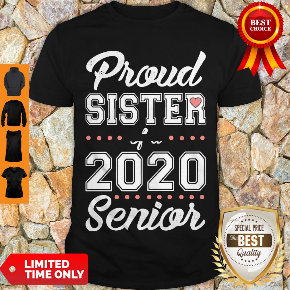 Official Proud Sister Of A 2020 Senior Shirt