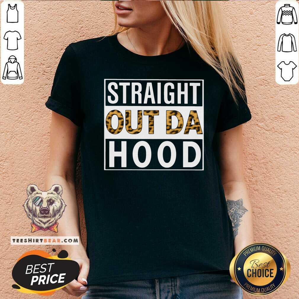 Straight Out Da Hood Leopard Shirt