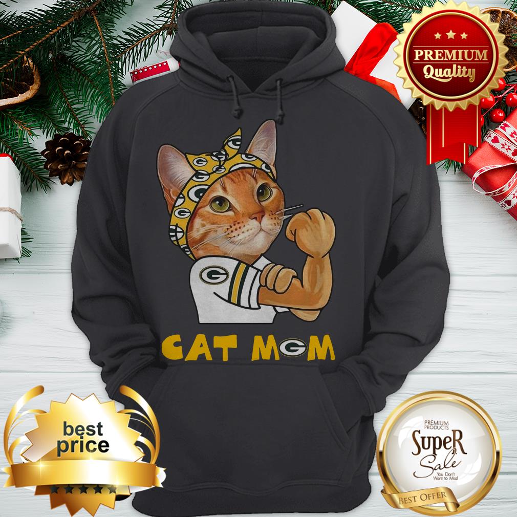 Strong Cat Mom Green Bay Packers Shirt
