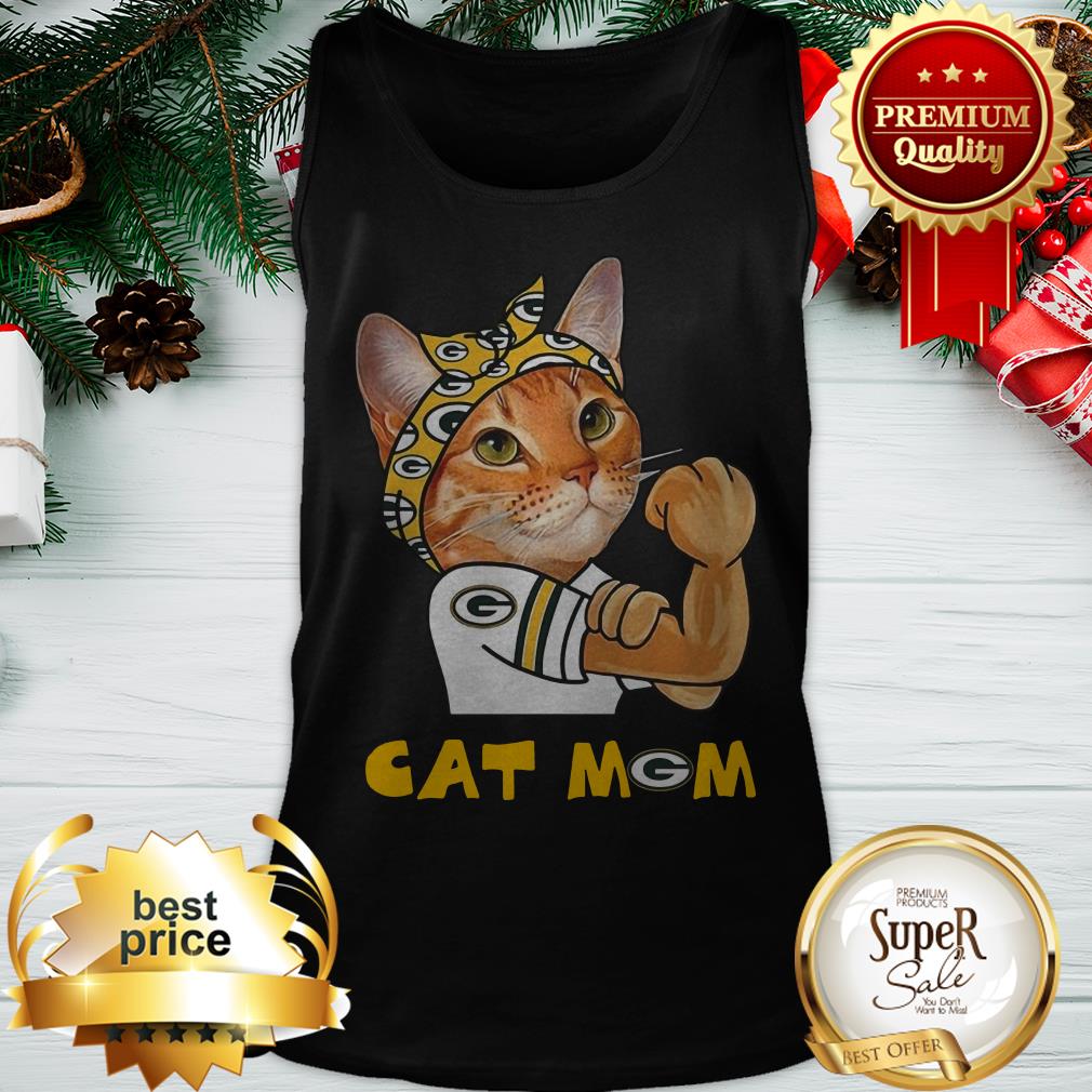 Strong Cat Mom Green Bay Packers Shirt