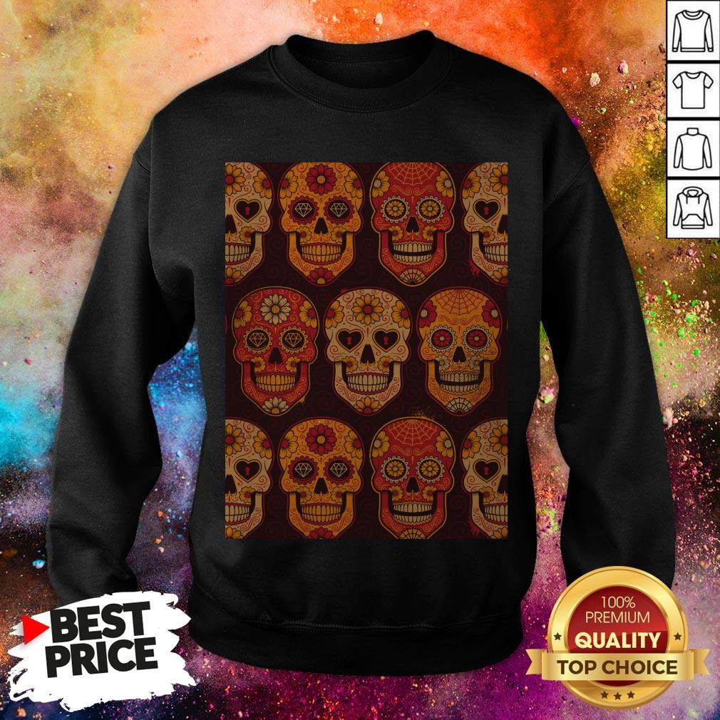 Sugar Skull Day Of The Dead Muertos Mexican Holiday Shirt
