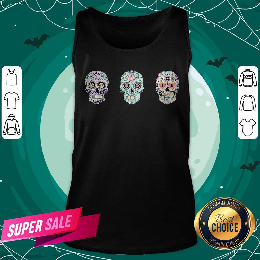 Sugar Skulls Dia De Los Muertos Day Dead Shirt