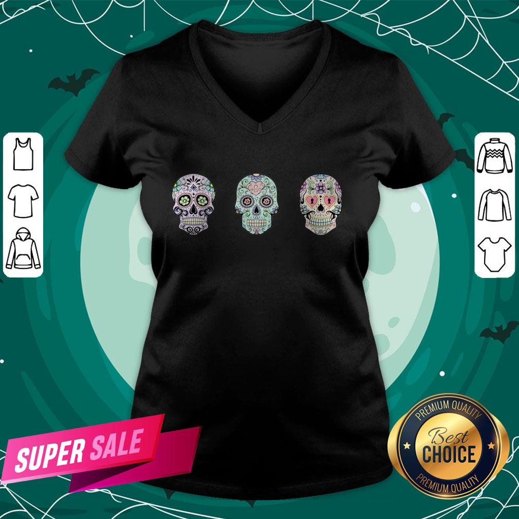 Sugar Skulls Dia De Los Muertos Day Dead Shirt