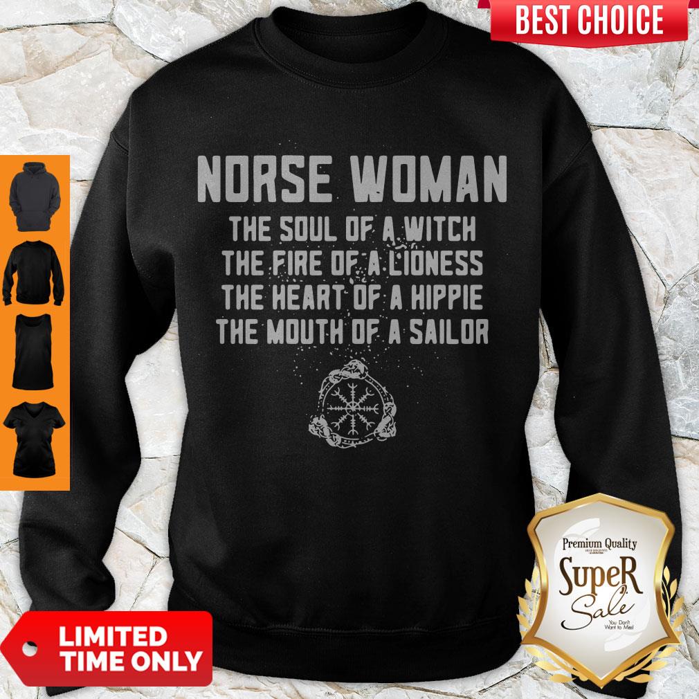 Norse Woman The Soul Of Witch The Soul Of A Lioness The Heart Of A Hippie Shirt