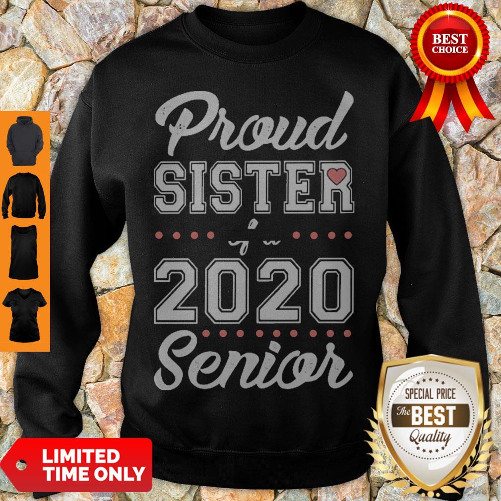 Official Proud Sister Of A 2020 Senior Shirt
