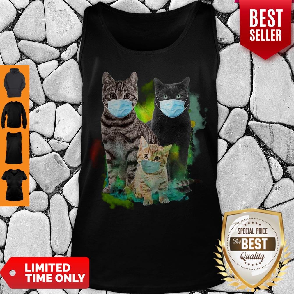 Official Cat Wear Face Mask Tee Shirt
