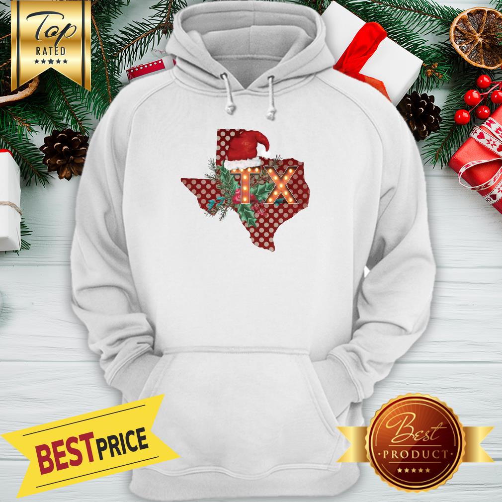 Texas Santan Christmas On Heather Shirt
