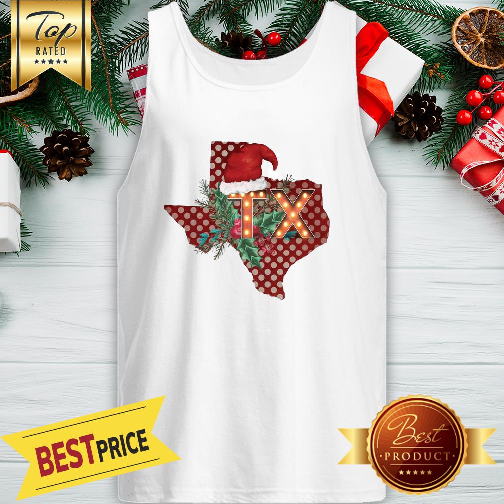 Texas Santan Christmas On Heather Shirt