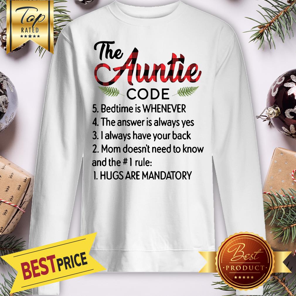 The Auntie Code Bedtime Is Whenever The Answer Is Always Shirt