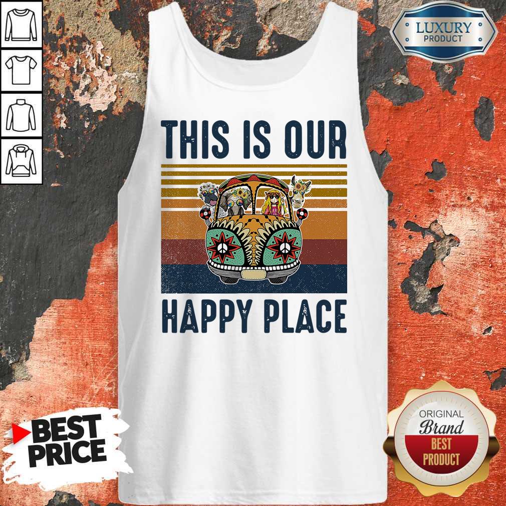 This Is Our Happy Place Hippie Animal Vintage Shirt
