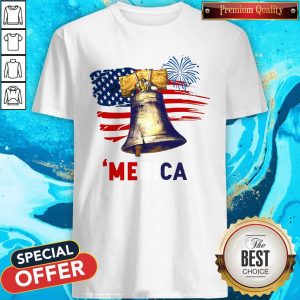 Liberty Bell 'Merica 4th Of July American Flag Shirt