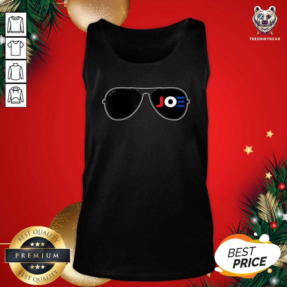 Top Joe Biden Aviator Sunglasses Patriotic American T-Shirt