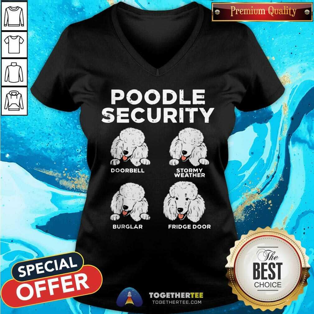 Top Poodle Security Animal Pet Guard Dog Owner Shirt