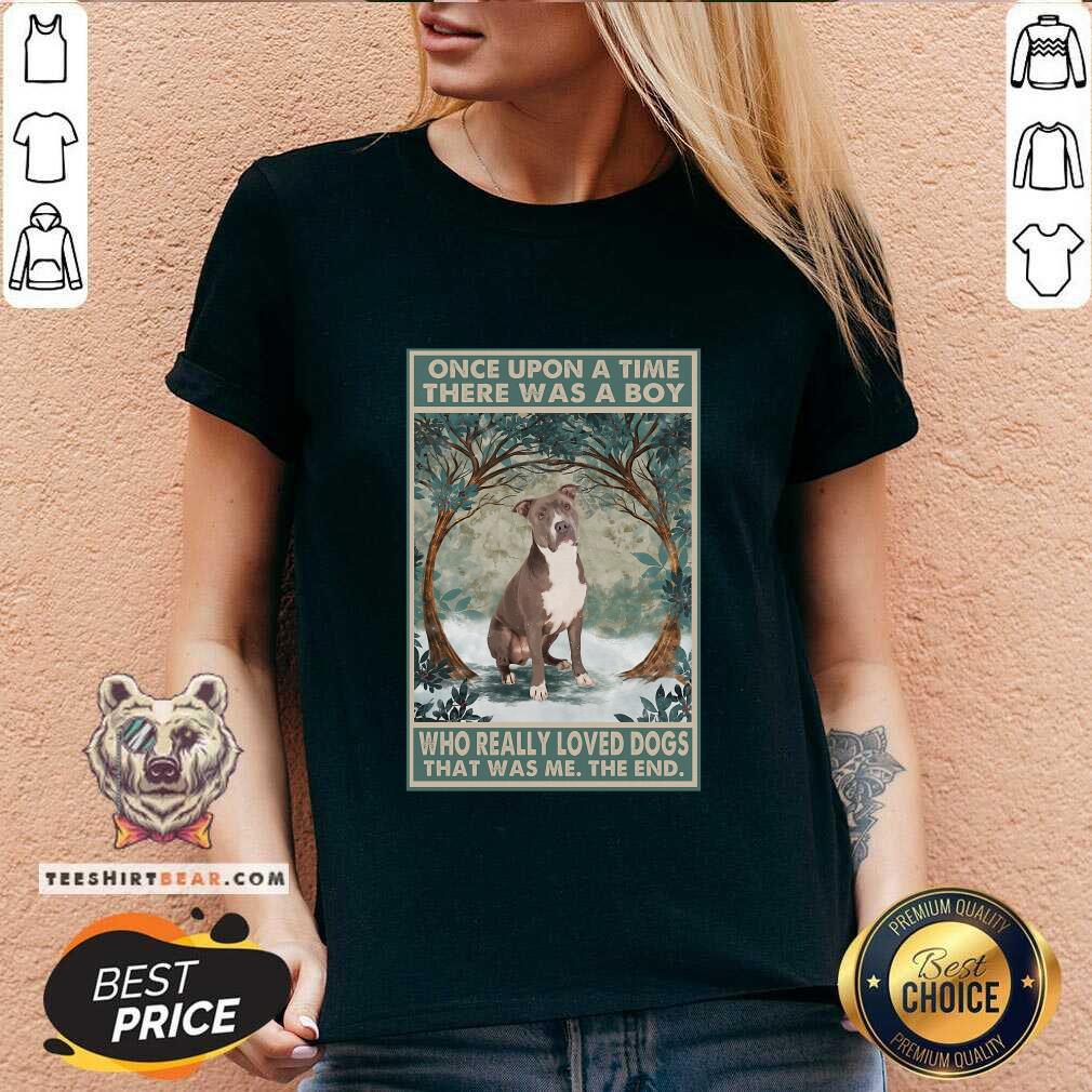 Top Staffordshire Terrier Once Upon A Time Boy Vertical Poster Shirt