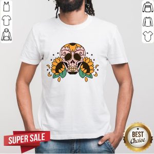 Sugar Skull Sunflower Relaxed Fit Shirt