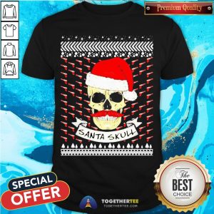Official Santa Skull Ugly Christmas Shirt