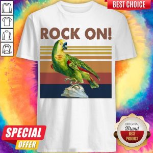 Official Parrot Rock On Vintage Shirt