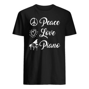 Peace Love Piano Shirt
