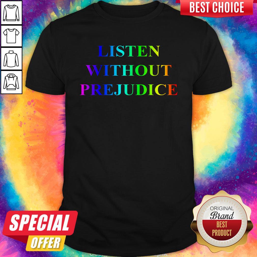 Victoria Beckham Listen Without Prejudice LGBT Shirt