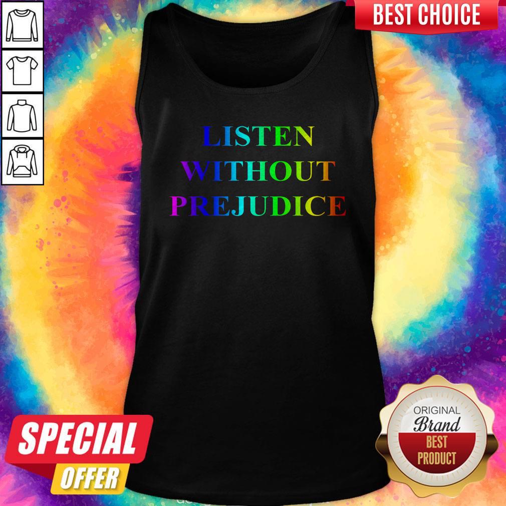 Victoria Beckham Listen Without Prejudice LGBT Shirt