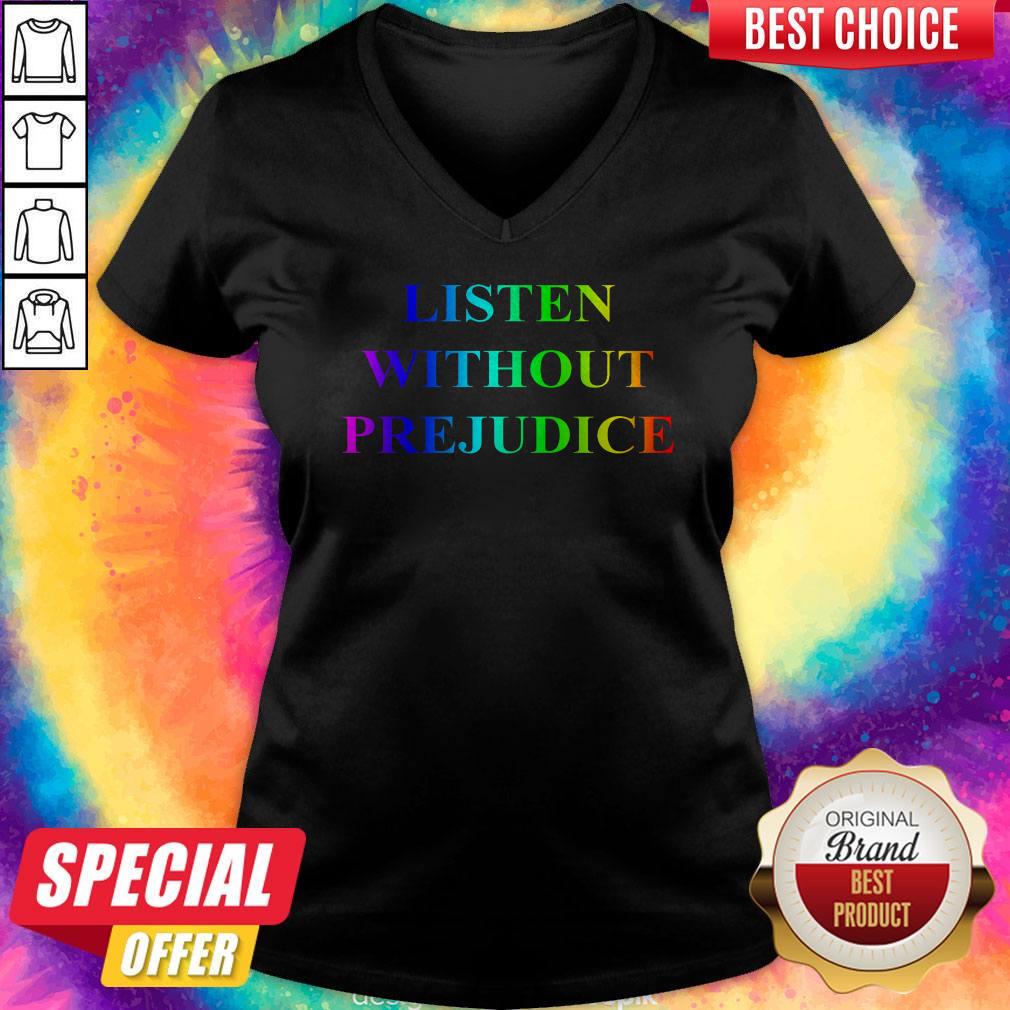 Victoria Beckham Listen Without Prejudice LGBT Shirt