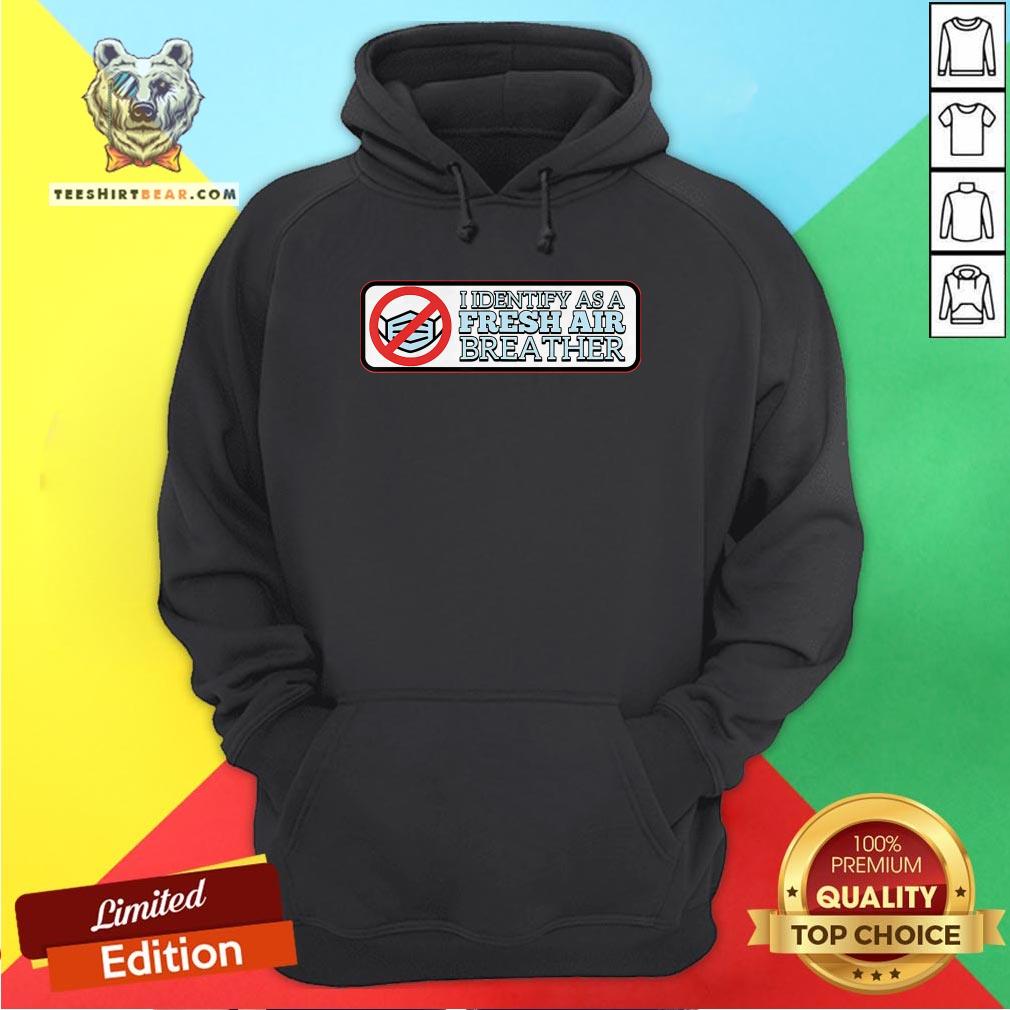 Official I Identify As A Fresh Air Breather For Anti-Mask Face Mask Shirt