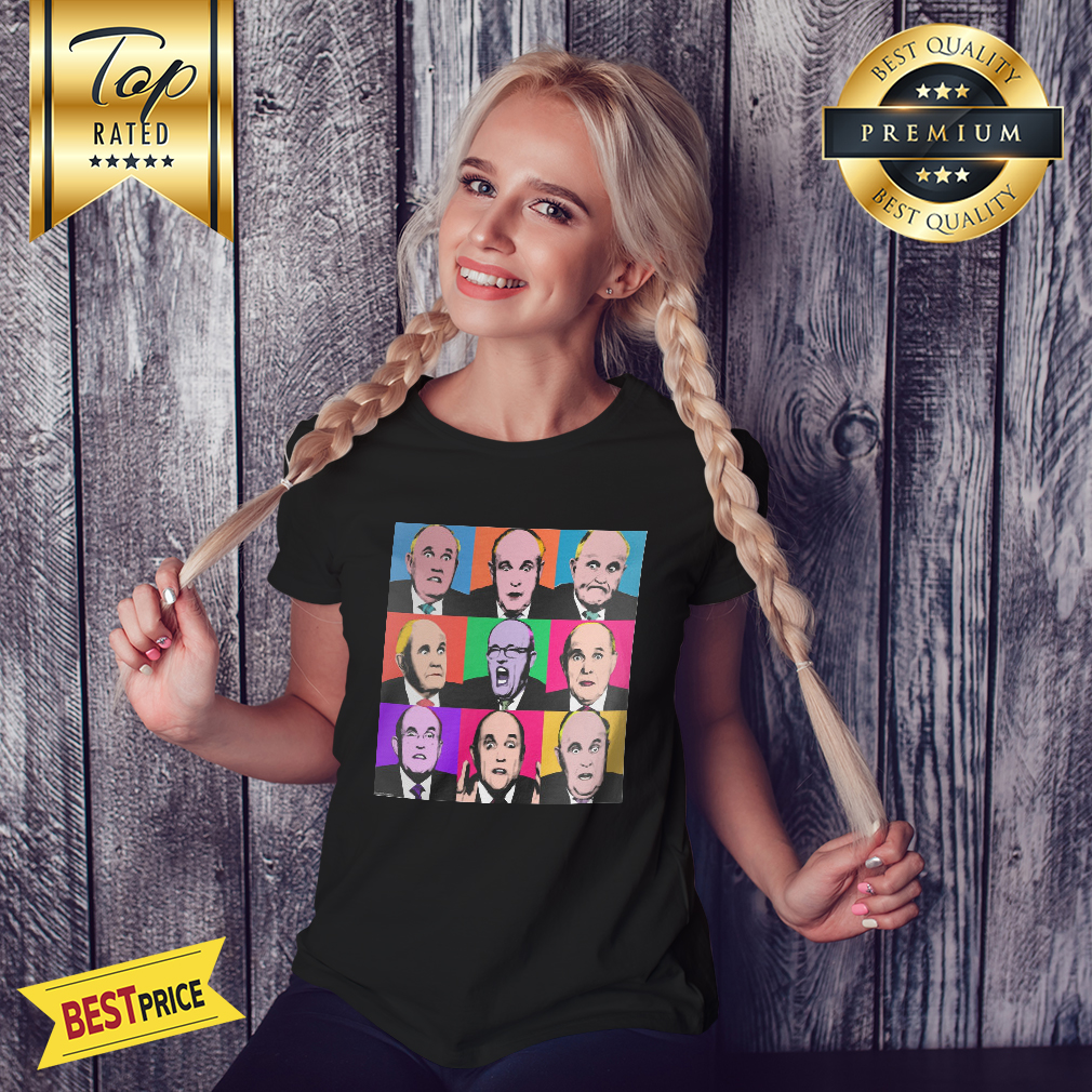 Warhol Giuliani Diptych - Andy Warhol Marilyn Monroe Parody shirt