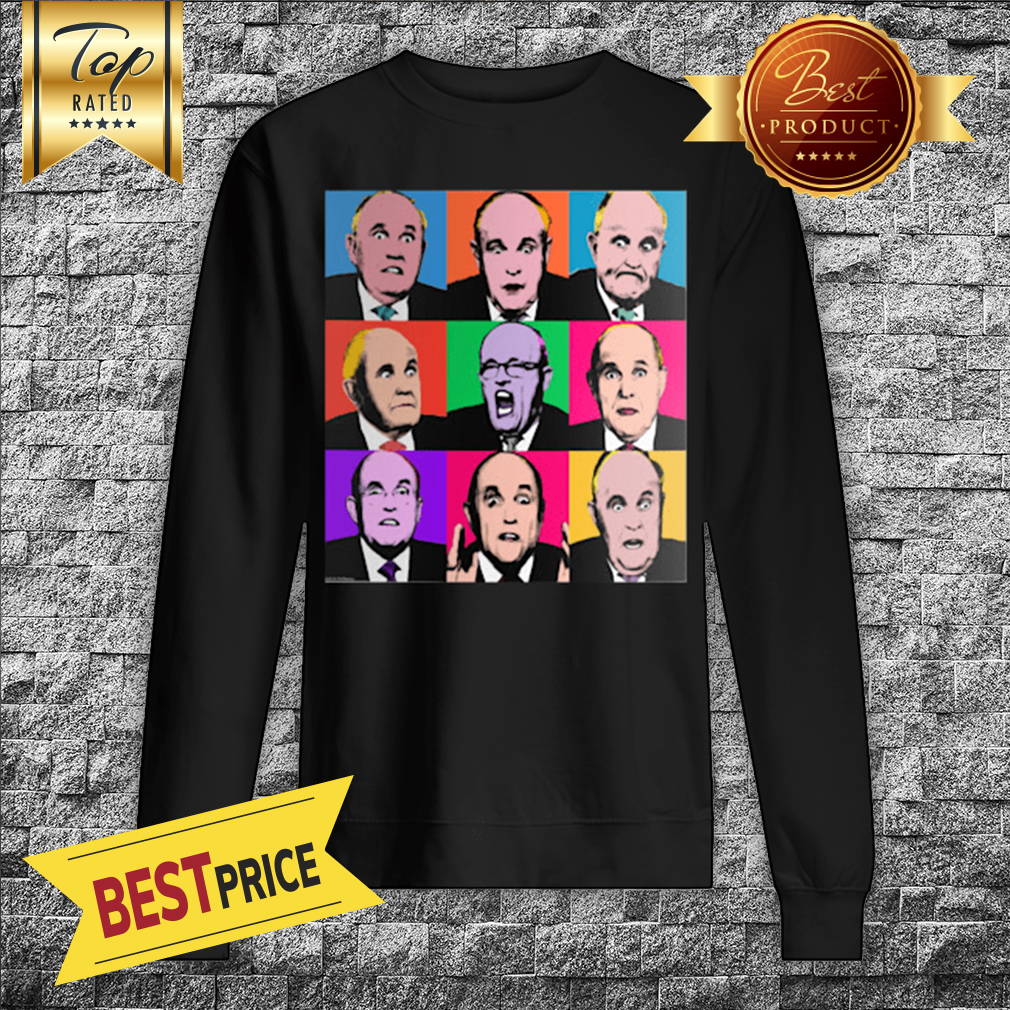 Warhol Giuliani Diptych - Andy Warhol Marilyn Monroe Parody shirt