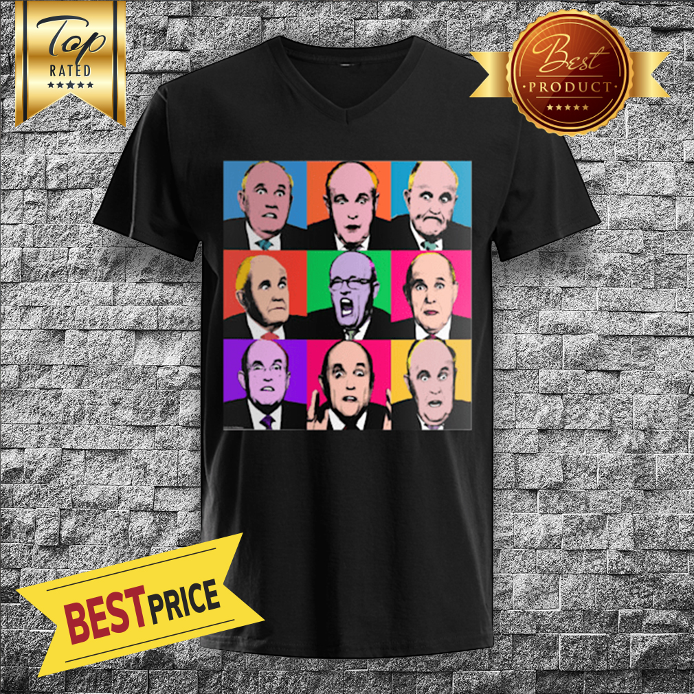 Warhol Giuliani Diptych - Andy Warhol Marilyn Monroe Parody shirt