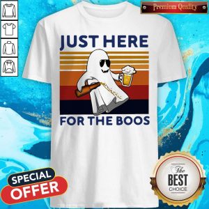 Ghost Beer Just Here For The Boos Vintage Shirt