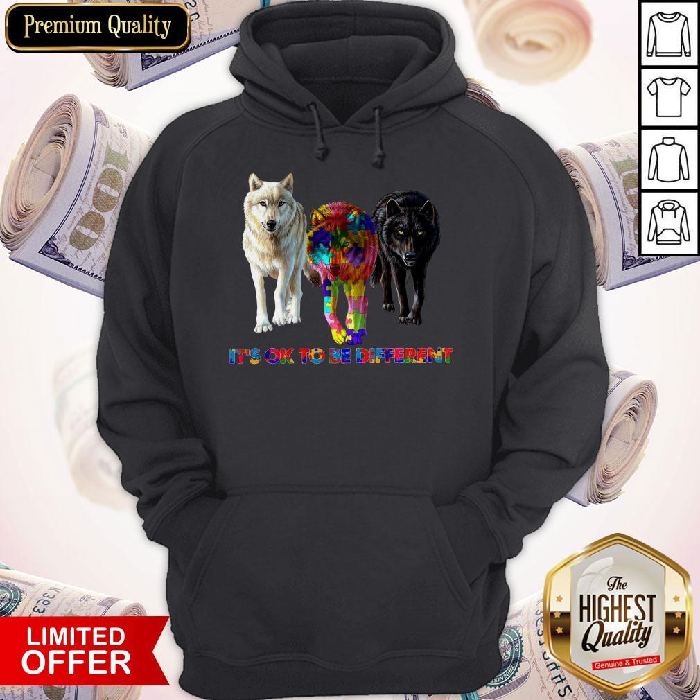 Wolf Autism It’s Ok To Be Different Shirt