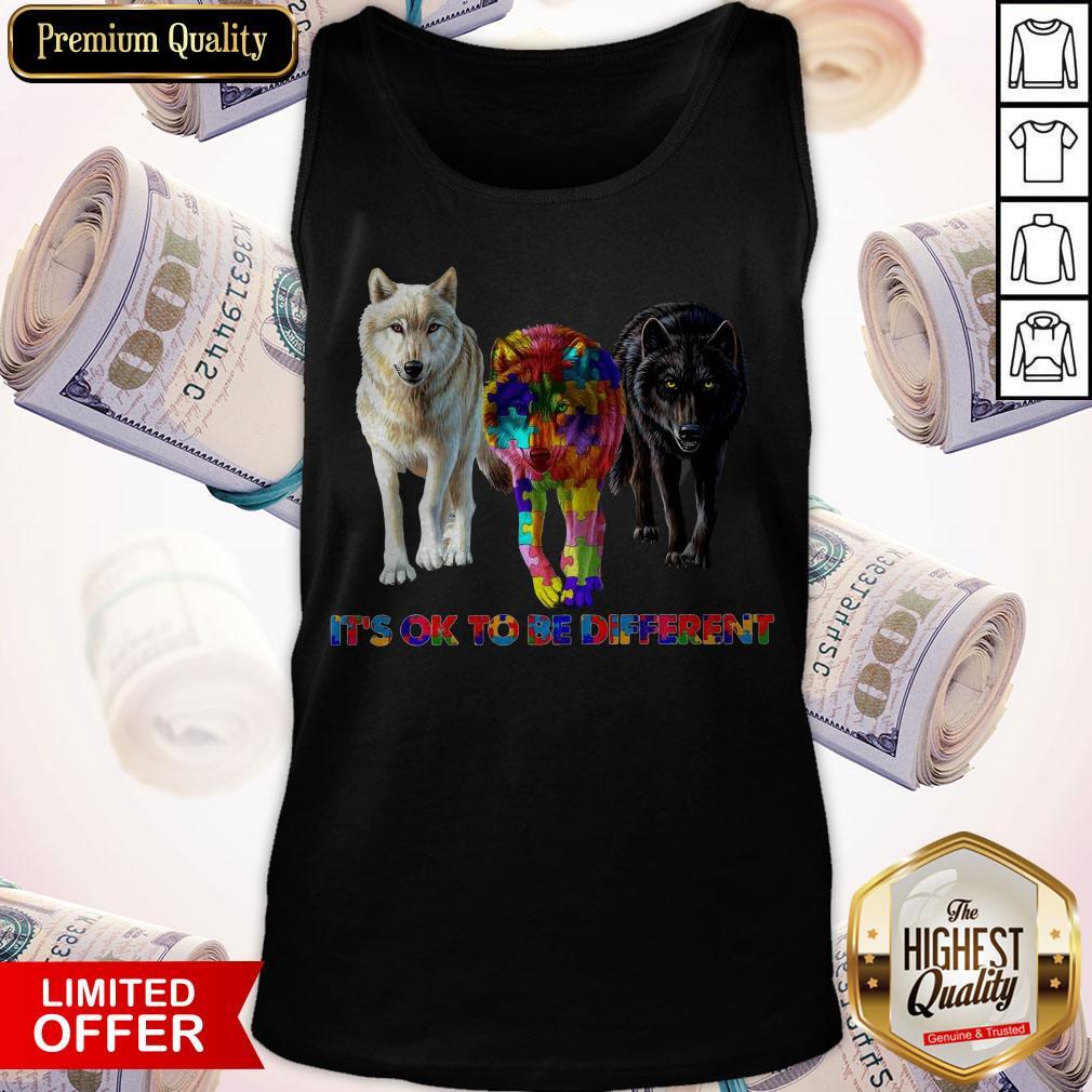 Wolf Autism It’s Ok To Be Different Shirt
