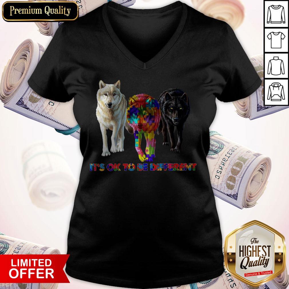 Wolf Autism It’s Ok To Be Different Shirt