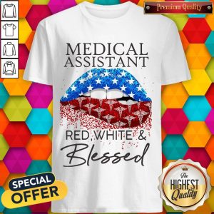 Each Medical Assistant Red White And Blessed Vintage Shirt