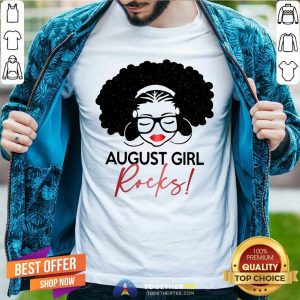 Awesome August Girl Rocks Shirt