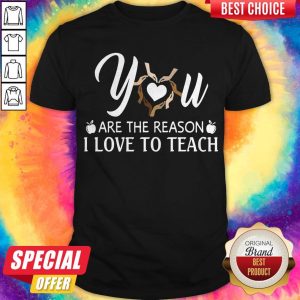 Awesome You Are The Reason I Love To Teach Shirt
