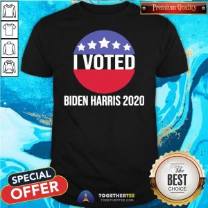 Awesome I Voted Biden Harris 2020 Shirt