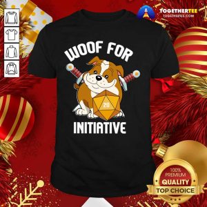 Cute Woof For Initiative Bulldog D20 Shirt